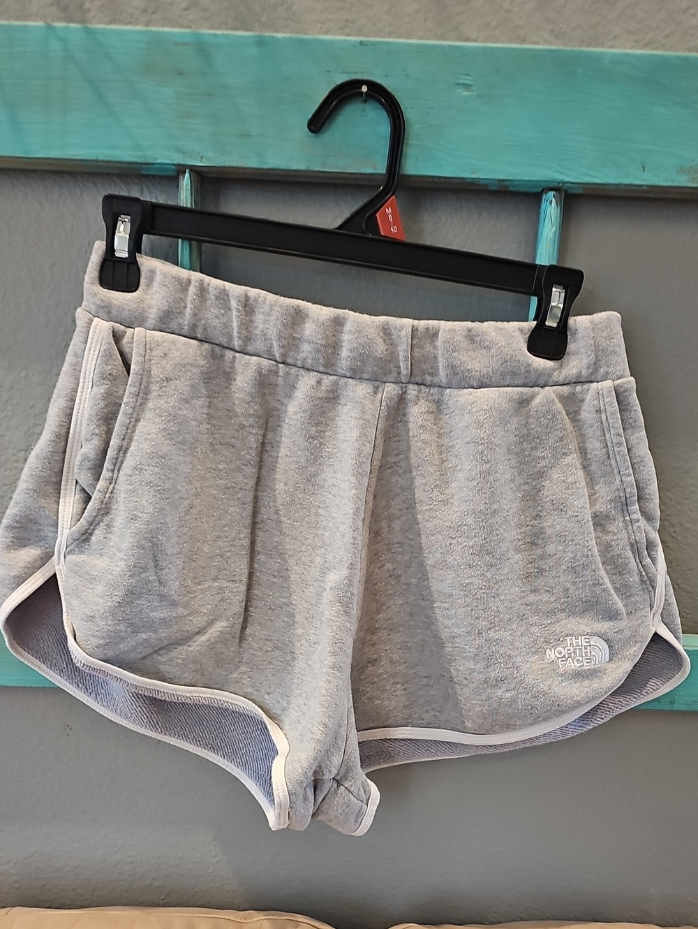 The North Face Women's Heather Gray Fleece Athletic Shorts